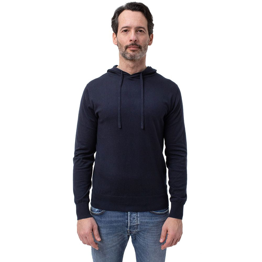 People Of Shibuya Blue Cotton Sweater -   -  People Of Shibuya.