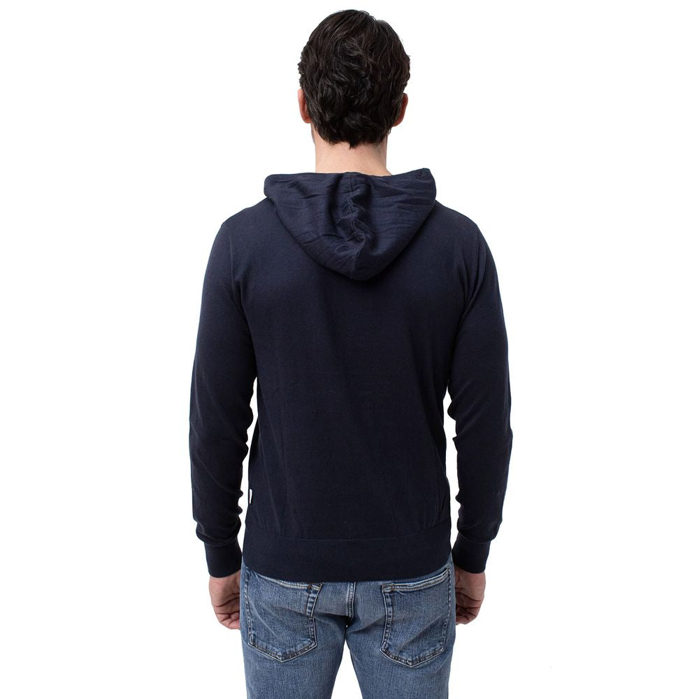 People Of Shibuya Blue Cotton Sweater -   -  People Of Shibuya.
