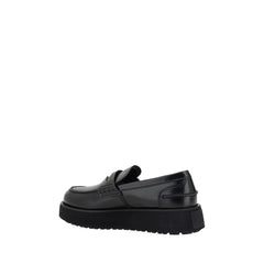 Miu Miu Leather Loafers -   -  Miu Miu.