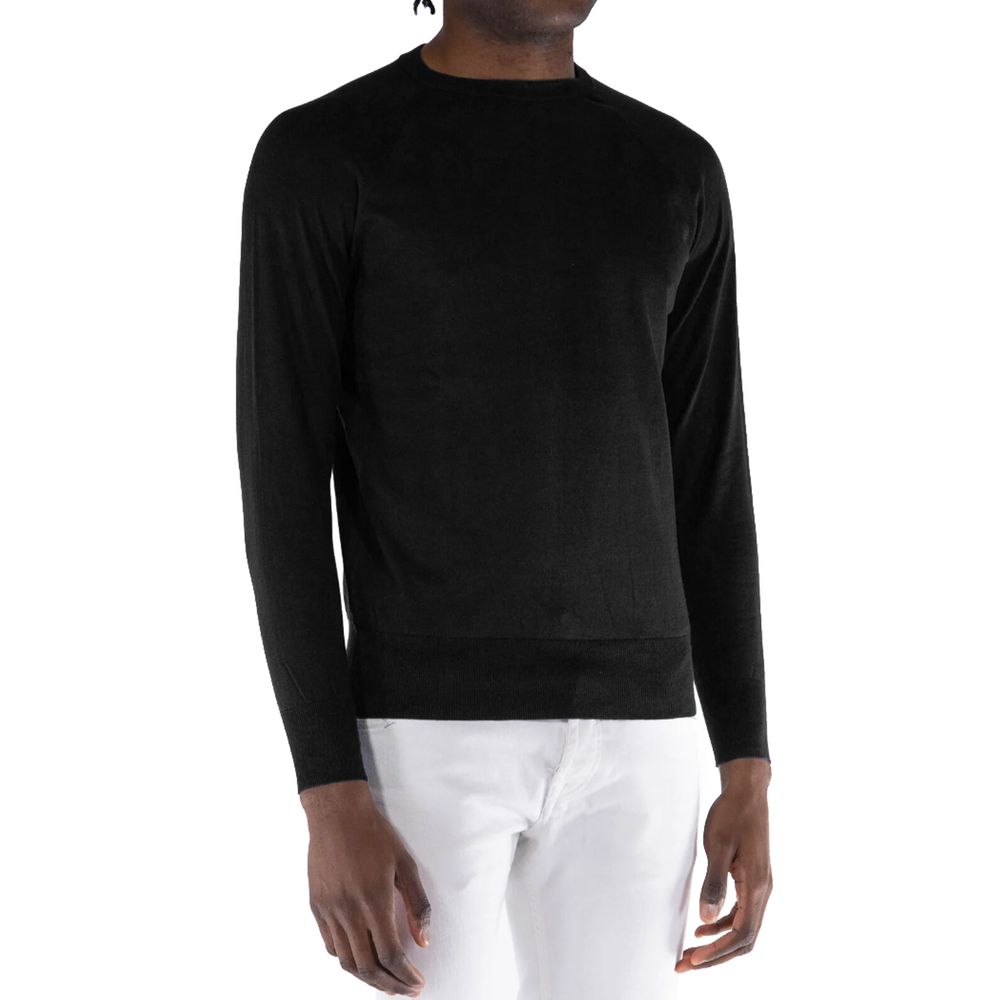People Of Shibuya Black Cotton Sweater -   -  People Of Shibuya.
