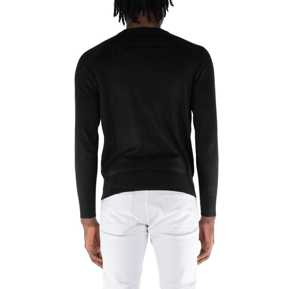 People Of Shibuya Black Cotton Sweater -   -  People Of Shibuya.