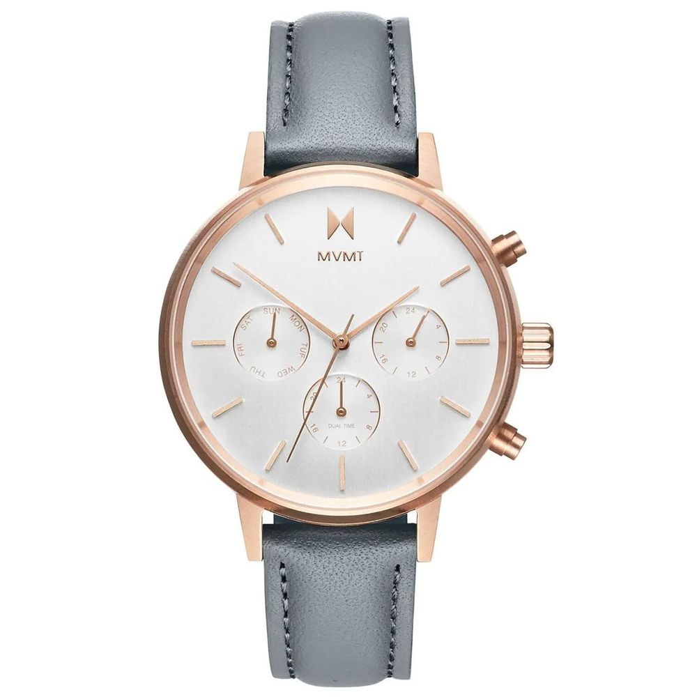 MVMT Gray Leather Watch -   -  MVMT.