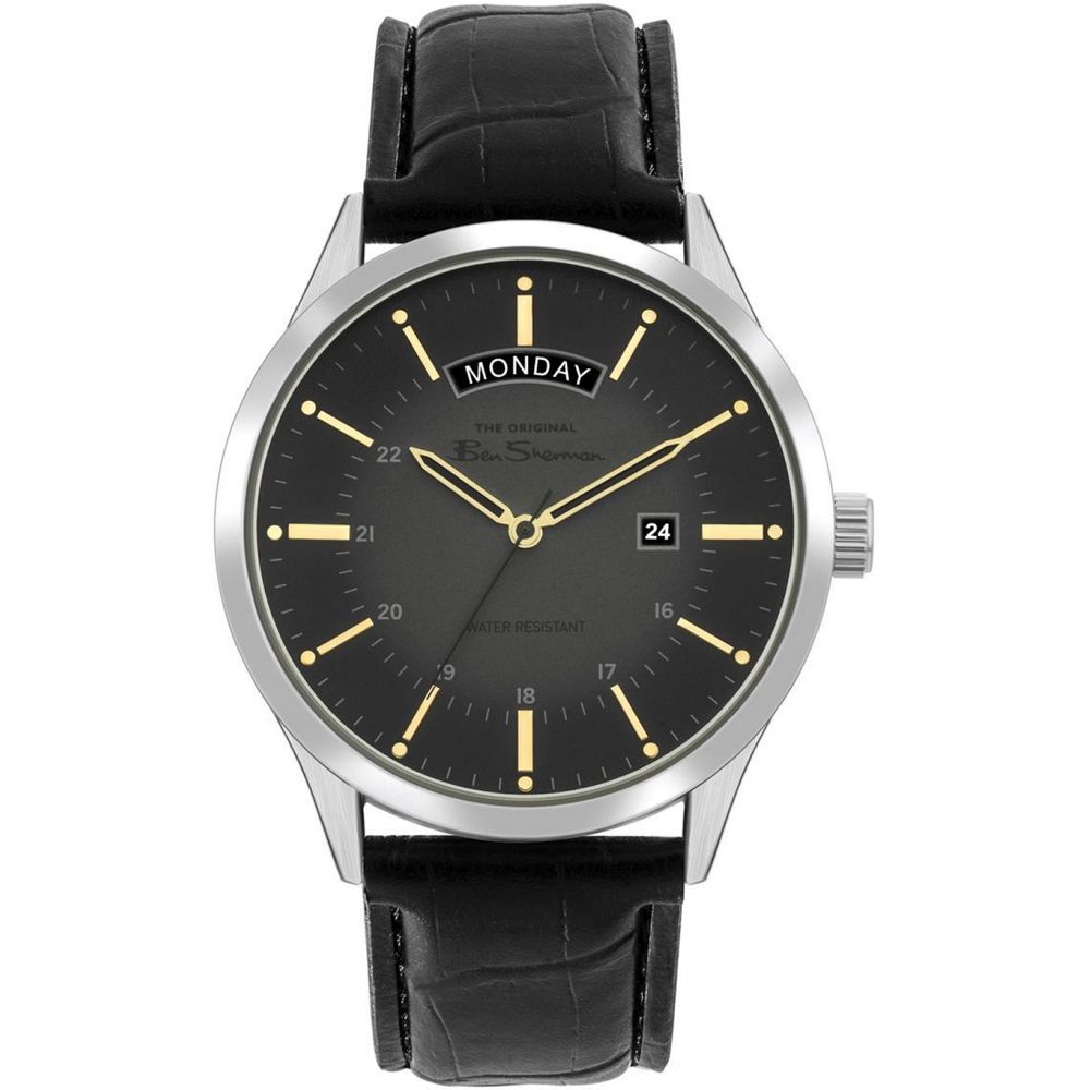 Ben Sherman Black Leather Watch -   -  Ben Sherman.