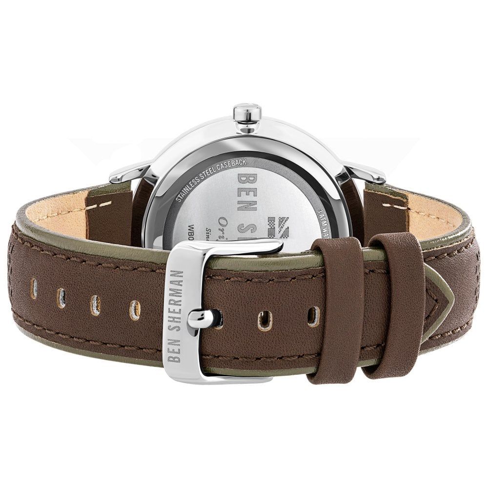 Ben Sherman Brown Leather Watch -   -  Ben Sherman.
