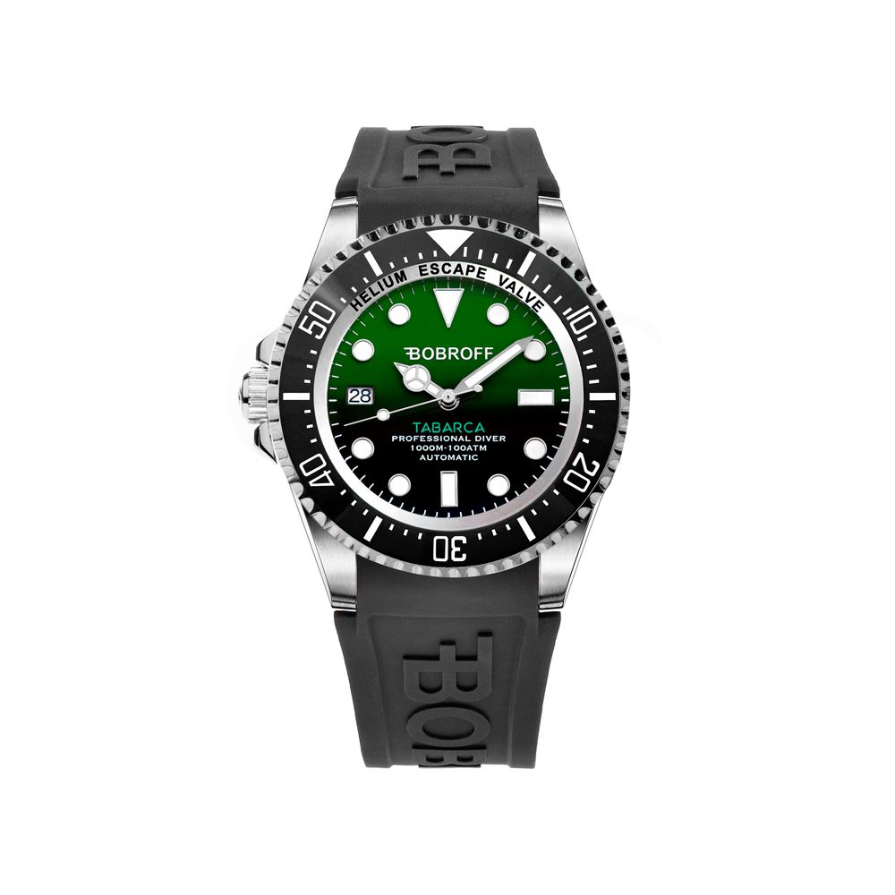 Bobroff Black Rubber Watch -   -  Bobroff.