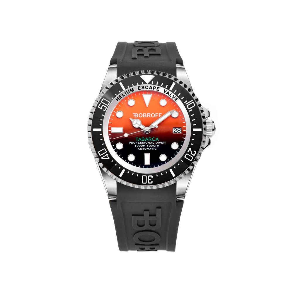 Bobroff Black Rubber Watch -   -  Bobroff.
