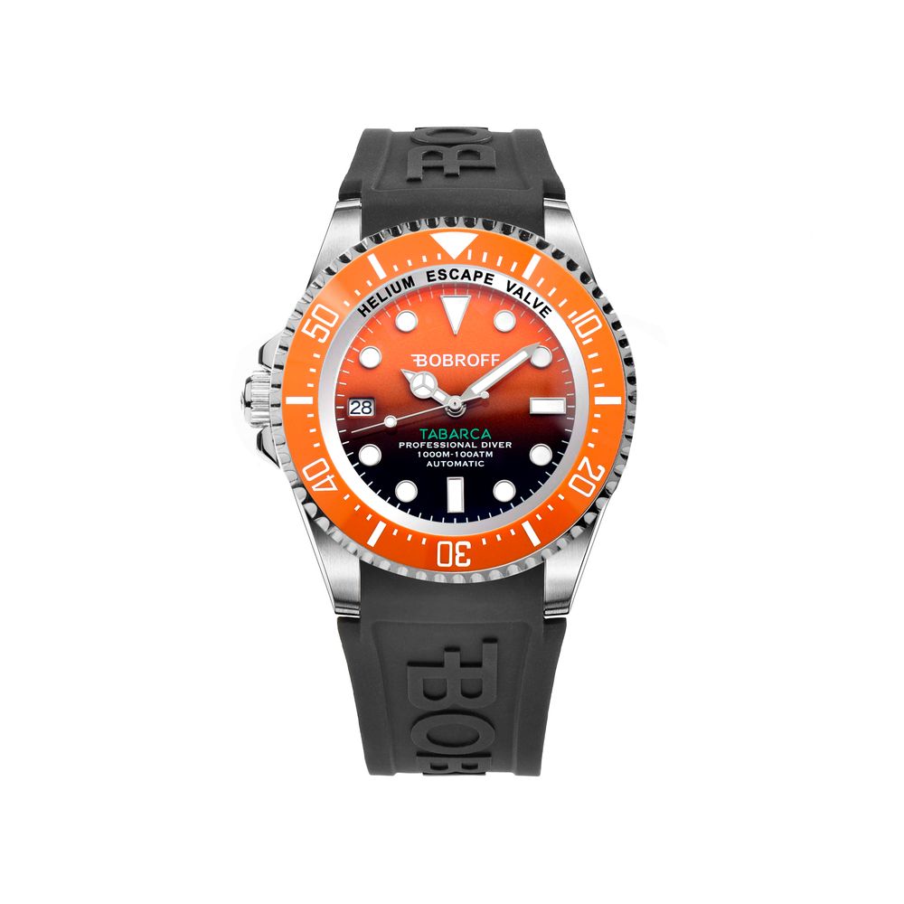 Bobroff Black Rubber Watch -   -  Bobroff.