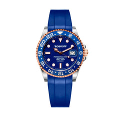 Bobroff Black Rubber Watch -   -  Bobroff.