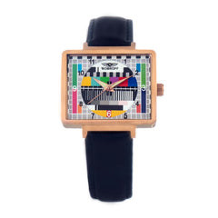 Bobroff Black Leather Watch -   -  Bobroff.
