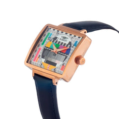 Bobroff Black Leather Watch -   -  Bobroff.