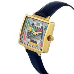 Bobroff Black Leather Watch -   -  Bobroff.