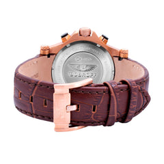 Bobroff Brown Leather Watch -   -  Bobroff.
