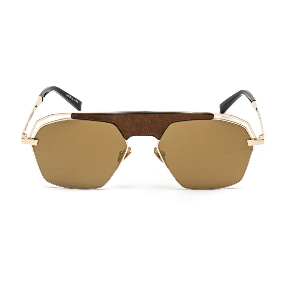 Belstaff Gold Titanium Sunglasses -   -  Belstaff.