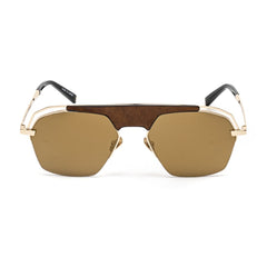 Belstaff Gold Titanium Sunglasses -   -  Belstaff.