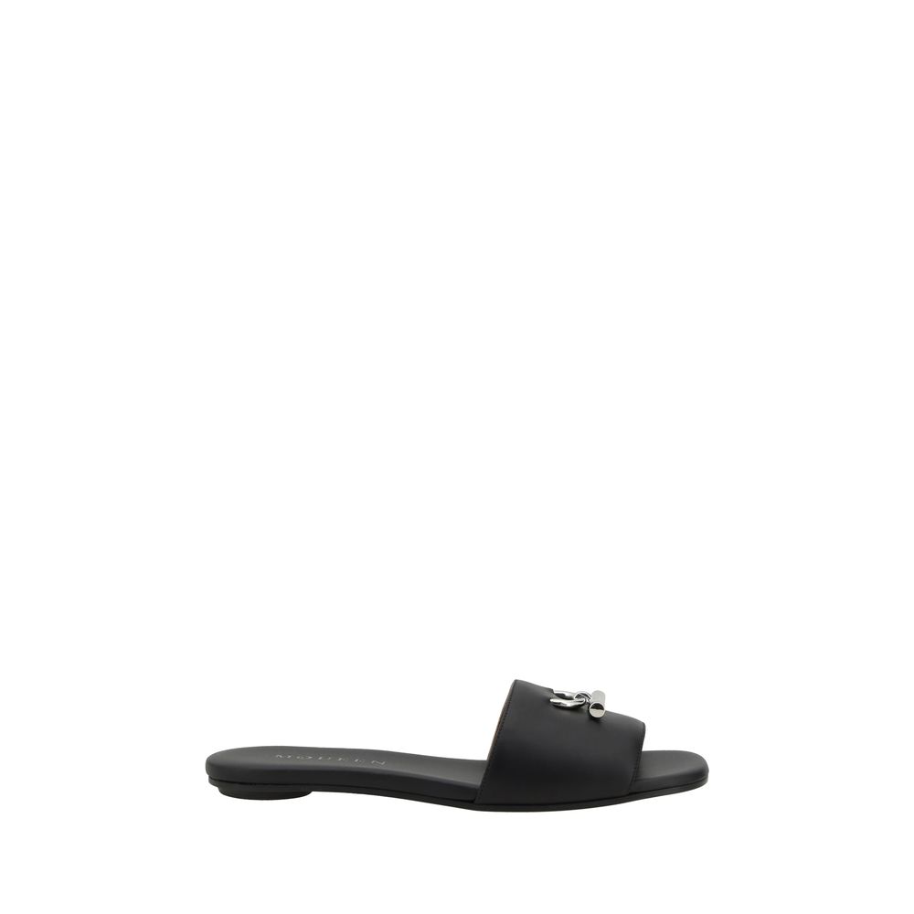 Alexander McQueen Leather Sandals -   -  Alexander McQueen.