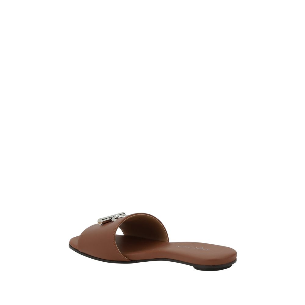 Alexander McQueen Leather Sandals -   -  Alexander McQueen.