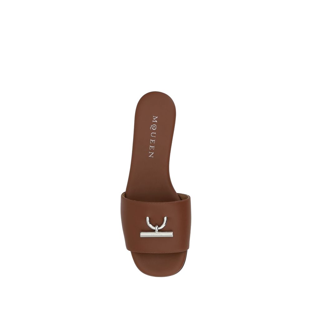 Alexander McQueen Leather Sandals -   -  Alexander McQueen.