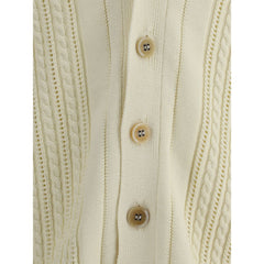 Golden Goose Cardigan with cables -   -  Golden Goose.
