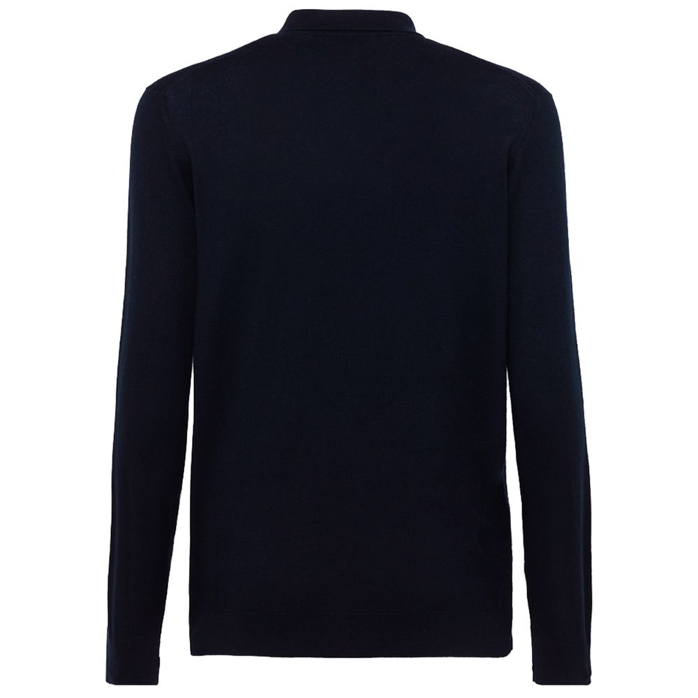 Alpha Studio Blue Cotton Shirt -   -  Alpha Studio.