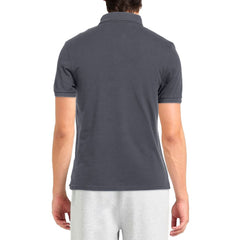 Alpha Studio Gray Cotton Polo Shirt -   -  Alpha Studio.