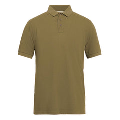 Alpha Studio Green Cotton Polo Shirt -   -  Alpha Studio.