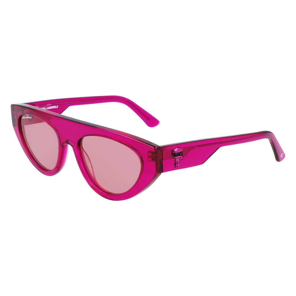 Karl Lagerfeld Pink Acetate Sunglasses -   -  Karl Lagerfeld.