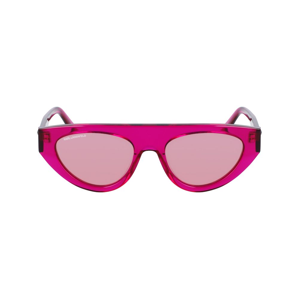 Karl Lagerfeld Pink Acetate Sunglasses -   -  Karl Lagerfeld.