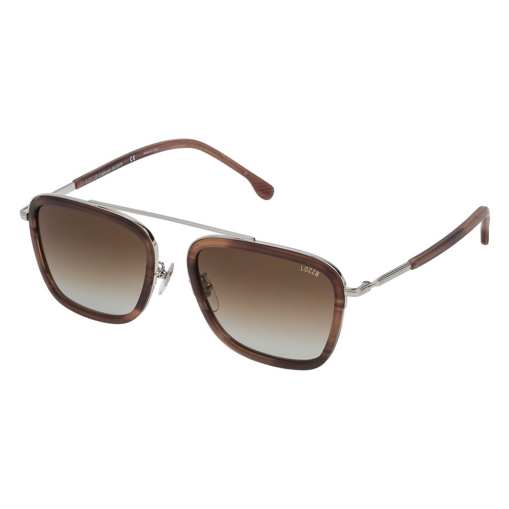 Lozza Brown Metal Sunglasses -   -  Lozza.