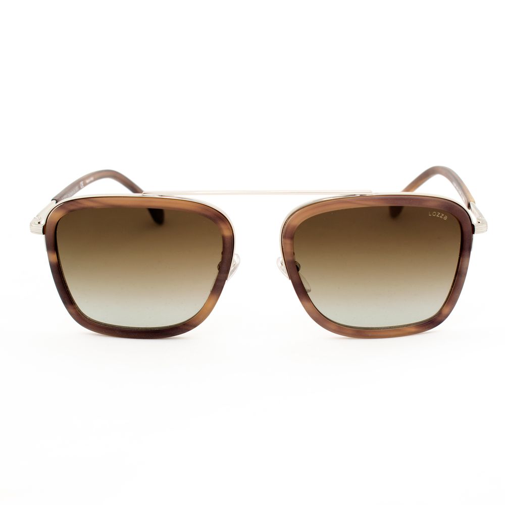 Lozza Brown Metal Sunglasses -   -  Lozza.