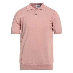 Alpha Studio Pink Cotton Polo Shirt -   -  Alpha Studio.