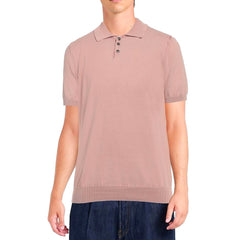Alpha Studio Pink Cotton Polo Shirt -   -  Alpha Studio.