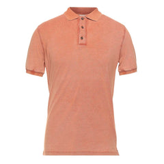 Alpha Studio Pink Cotton Polo Shirt -   -  Alpha Studio.