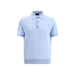 Brioni Striped Polo Sweater -   -  Brioni.