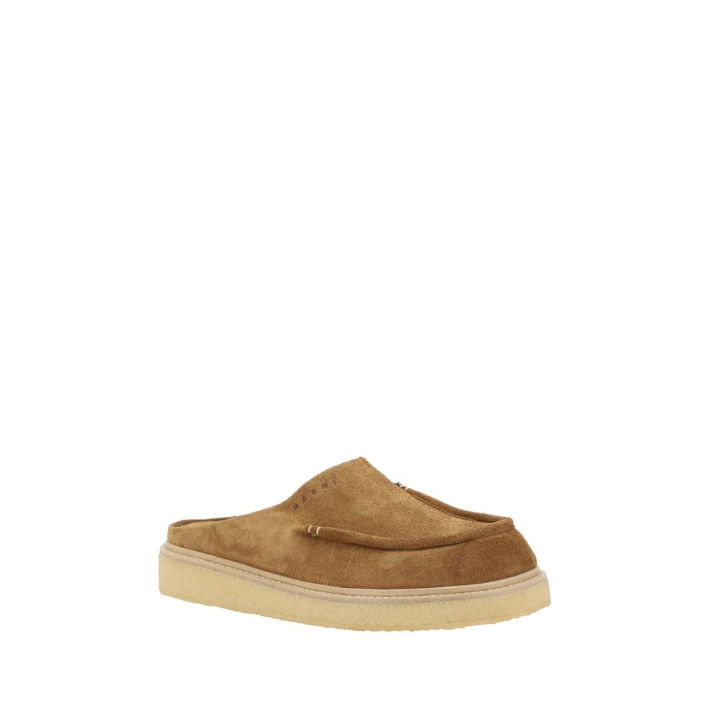 Marni Suede Mules -   -  Marni.