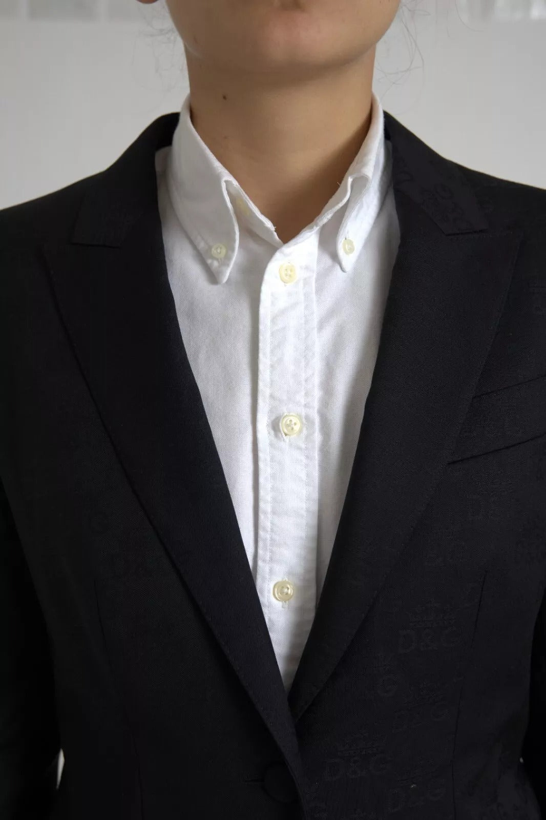 Dolce & Gabbana Black Long Sleeve Coat Blazer Jacket -   -  Dolce & Gabbana.
