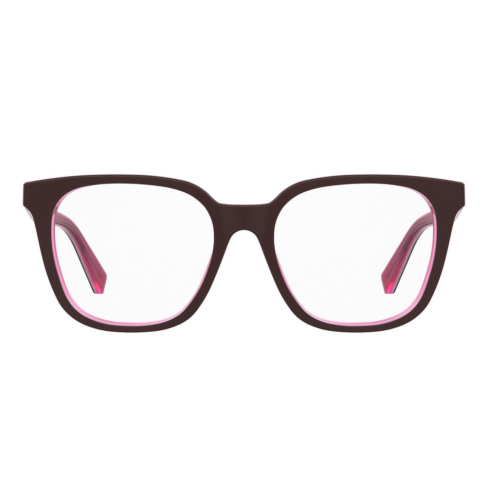 Love Moschino Burgundy Acetate Frames -   -  Love Moschino.
