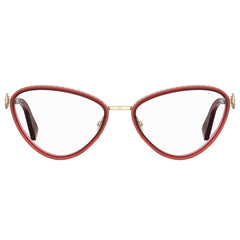 Moschino Burgundy Metal Frames -   -  Moschino.