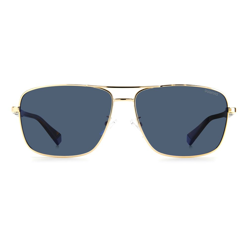 Polaroid Gold Metal Sunglasses -   -  Polaroid.
