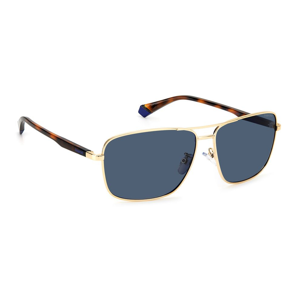 Polaroid Gold Metal Sunglasses -   -  Polaroid.