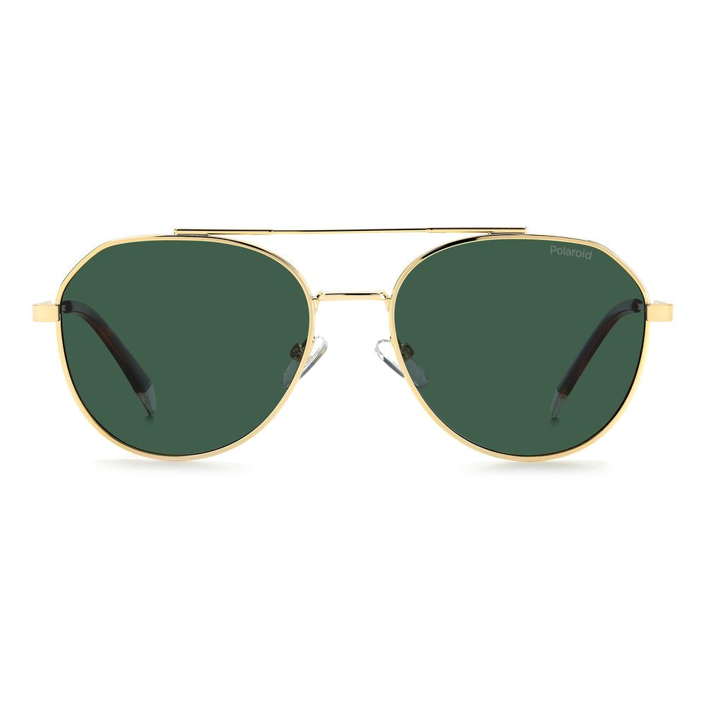 Polaroid Gold Stainless Steel Sunglasses -   -  Polaroid.