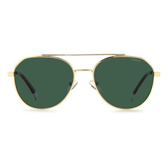 Polaroid Gold Stainless Steel Sunglasses -   -  Polaroid.