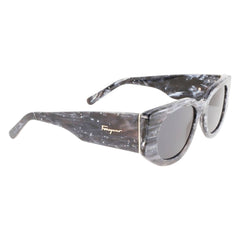 Ferragamo Gray Haircalf Sunglasses -  Jewellery, Women -  Ferragamo.