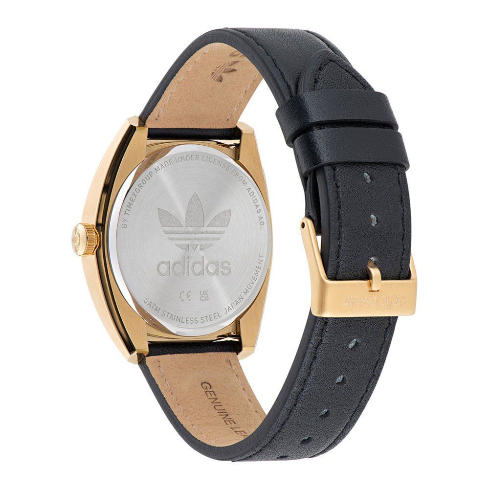 Adidas Black Leather Watch -   -  Adidas.