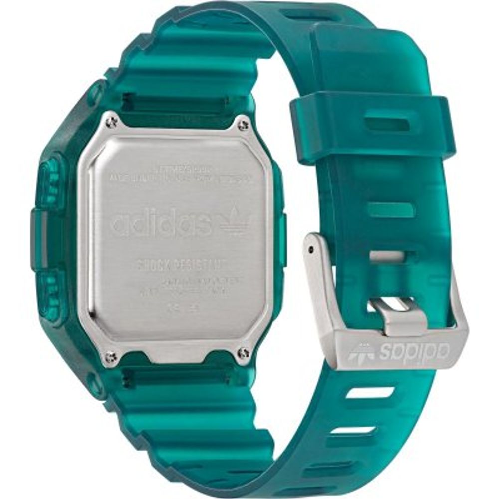 Adidas Green Resin Watch -   -  Adidas.