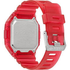 Adidas Red Resin Watch -   -  Adidas.