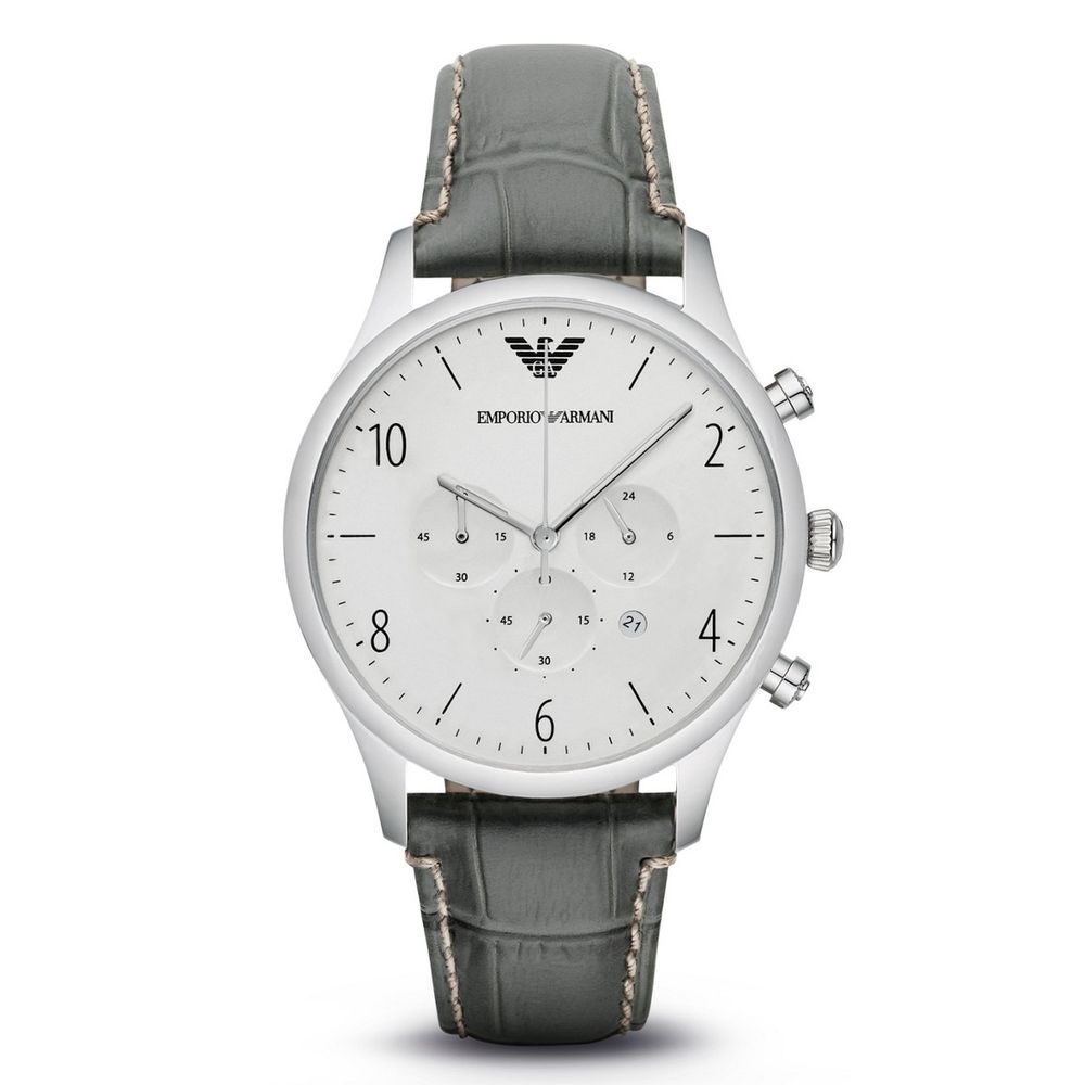 Armani Green Leather Watch -   -  Armani.