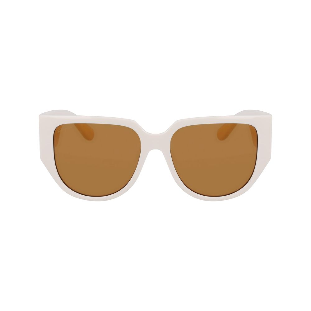 Ferragamo White Bio Injected Sunglasses -  Jewellery, Women -  Ferragamo.