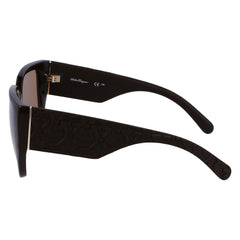 Ferragamo Brown Bio Injected Sunglasses -  Jewellery, Women -  Ferragamo.