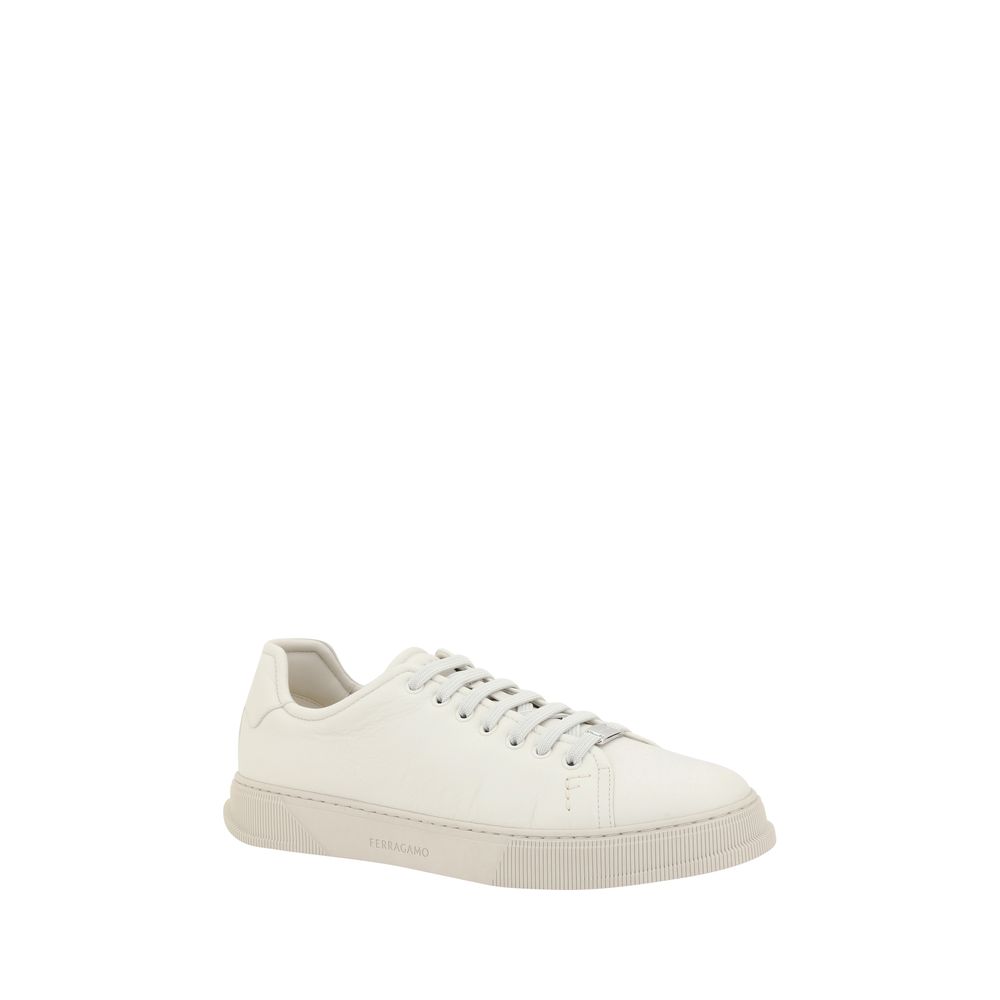 Ferragamo Leather Sneakers -   -  Ferragamo.