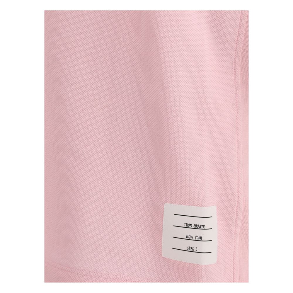 Thom Browne Polo Shirt whit iconic bands -   -  Thom Browne.